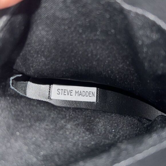 NEW Steve Madden Women's Size 6.5 M Black Leather Alessio Ankle‎ Boot Bootie - Picture 12 of 13